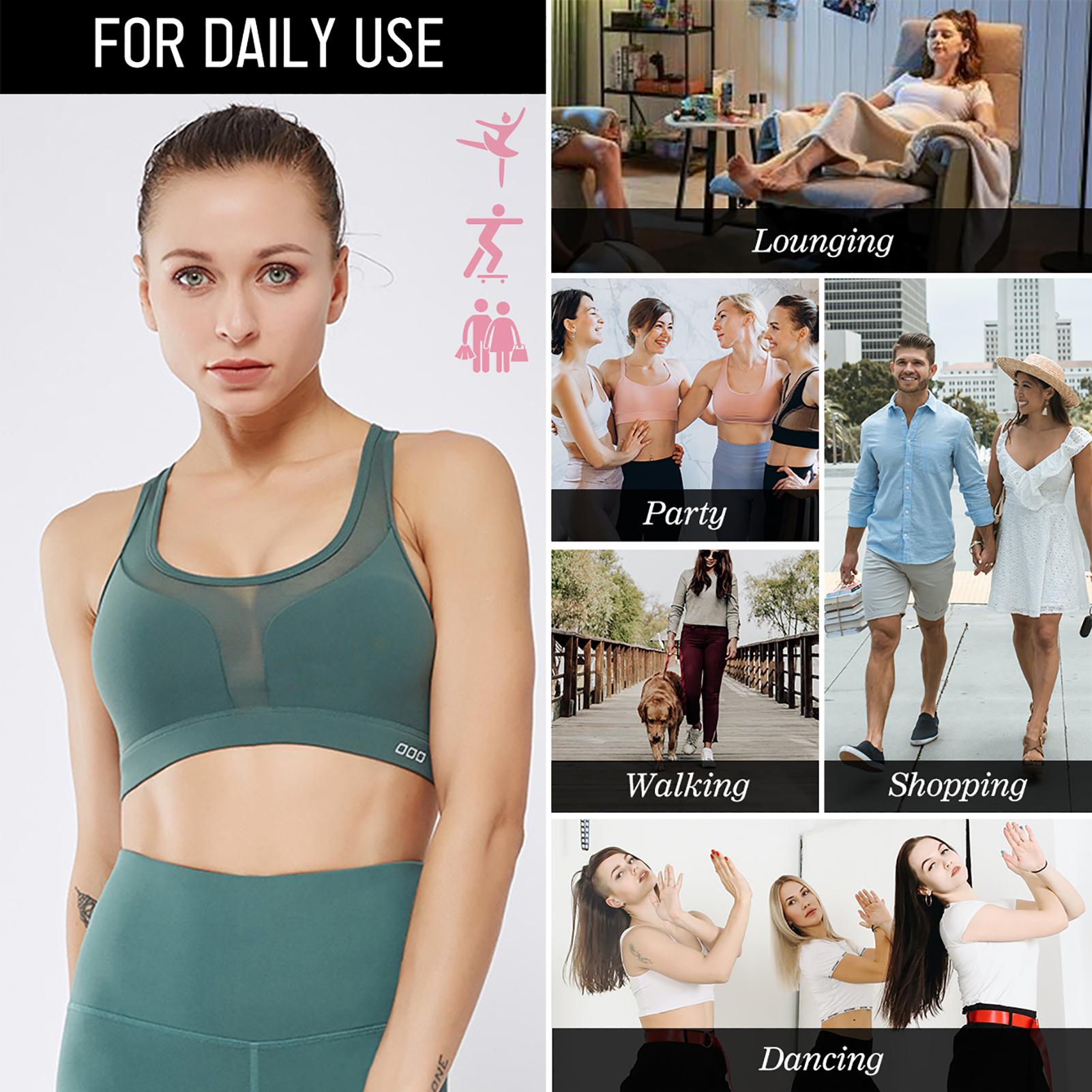 Áo ngực Bra cho Nữ tâp Gym, Yoga có túi sau, Lưng Lưới