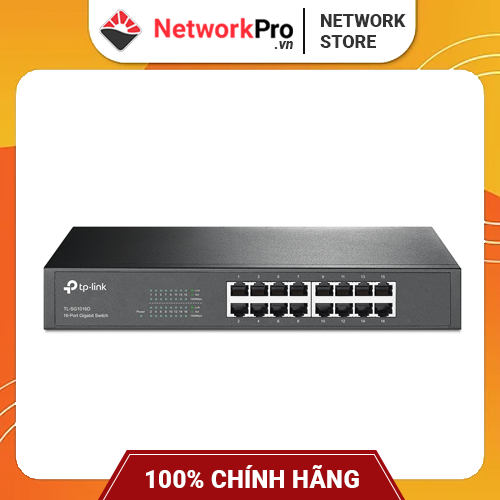 Switch TP-Link TL-SG1016D 16 Port Gigabit Hàng Chính Hãng