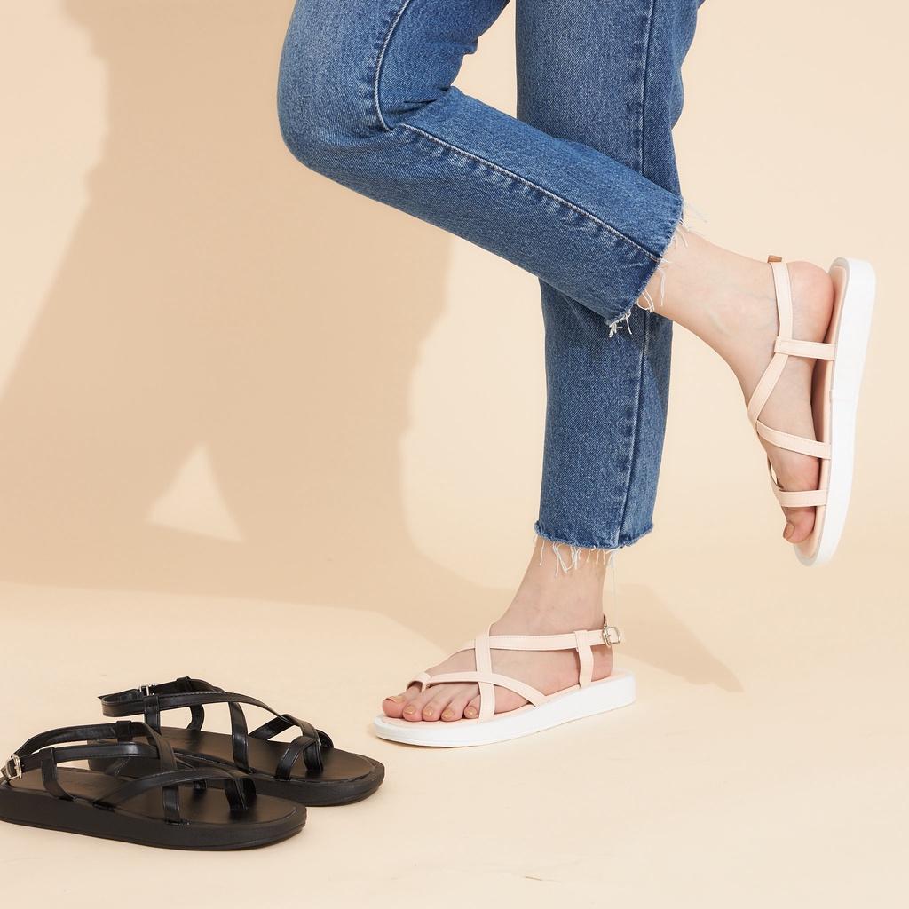 Giày MWC 2920 - Giày Sandal Đế Bánh Mì, Giày Sandal Quai Dây Xỏ Ngón Đế Bánh Mì Thời Trang