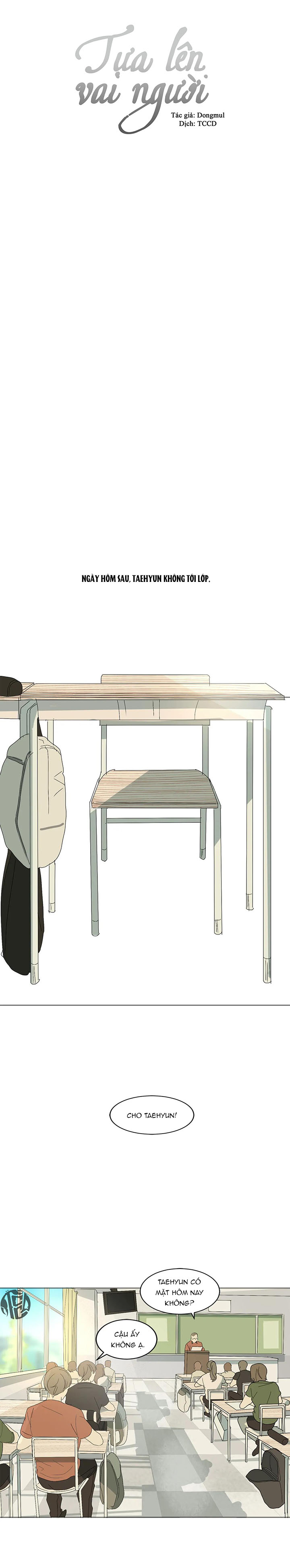 tựa lên vai người chapter 7 9