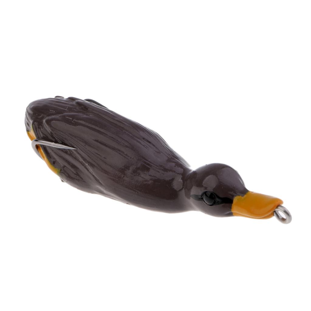 3pcs Duck Design Soft Frog Fishing Lures Artificial Baits Floating Swimbait