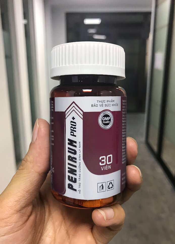 Viên Uống Penirum Pro+ Hỗ Trợ Tăng Kích Thước "Cậu Nhỏ" Hộp 30 Viên