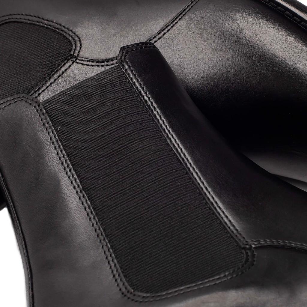 Giày Bốt Nam, 4cm Heels Chelsea Boots Da Bò Classic