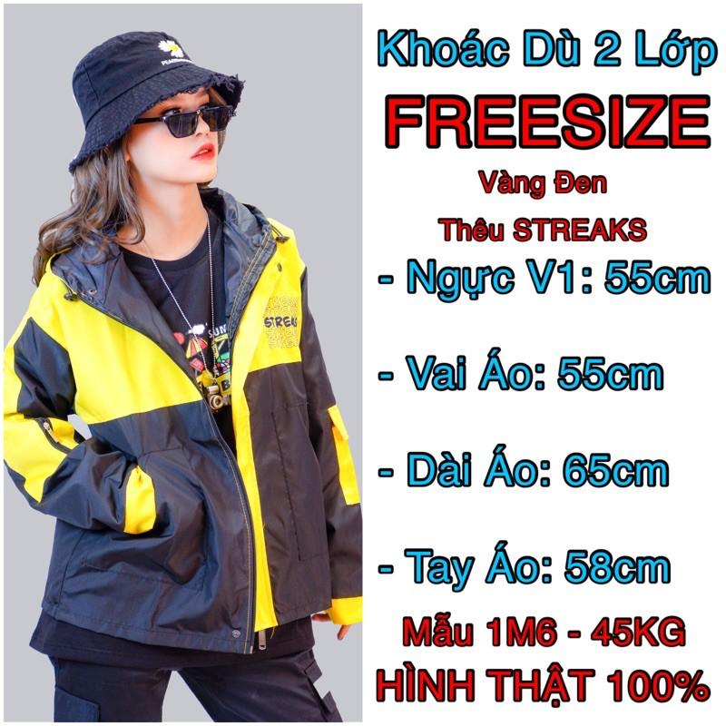 Áo Khoác Dù 221 Bomber Jackets Thêu STREAKS Chất Dù 2 Lớp Hàng Unisex