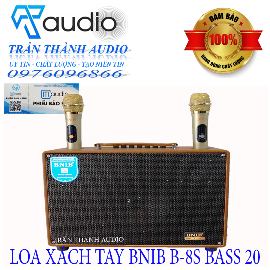 Loa Vani Xách Tay CMAUDIO Modeel BNIB B.8S bass 20 hàng chính hãng
