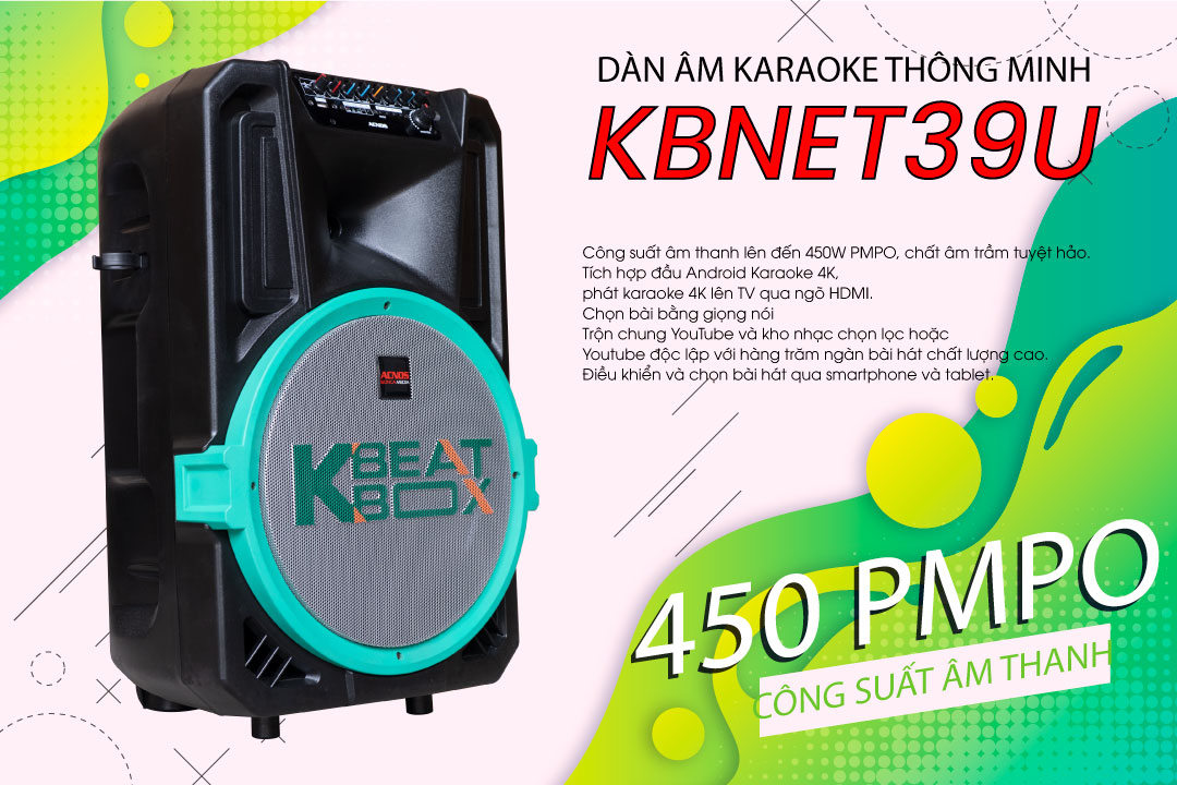 Loa kéo di động Acnos KB Beatbox KBNet39U