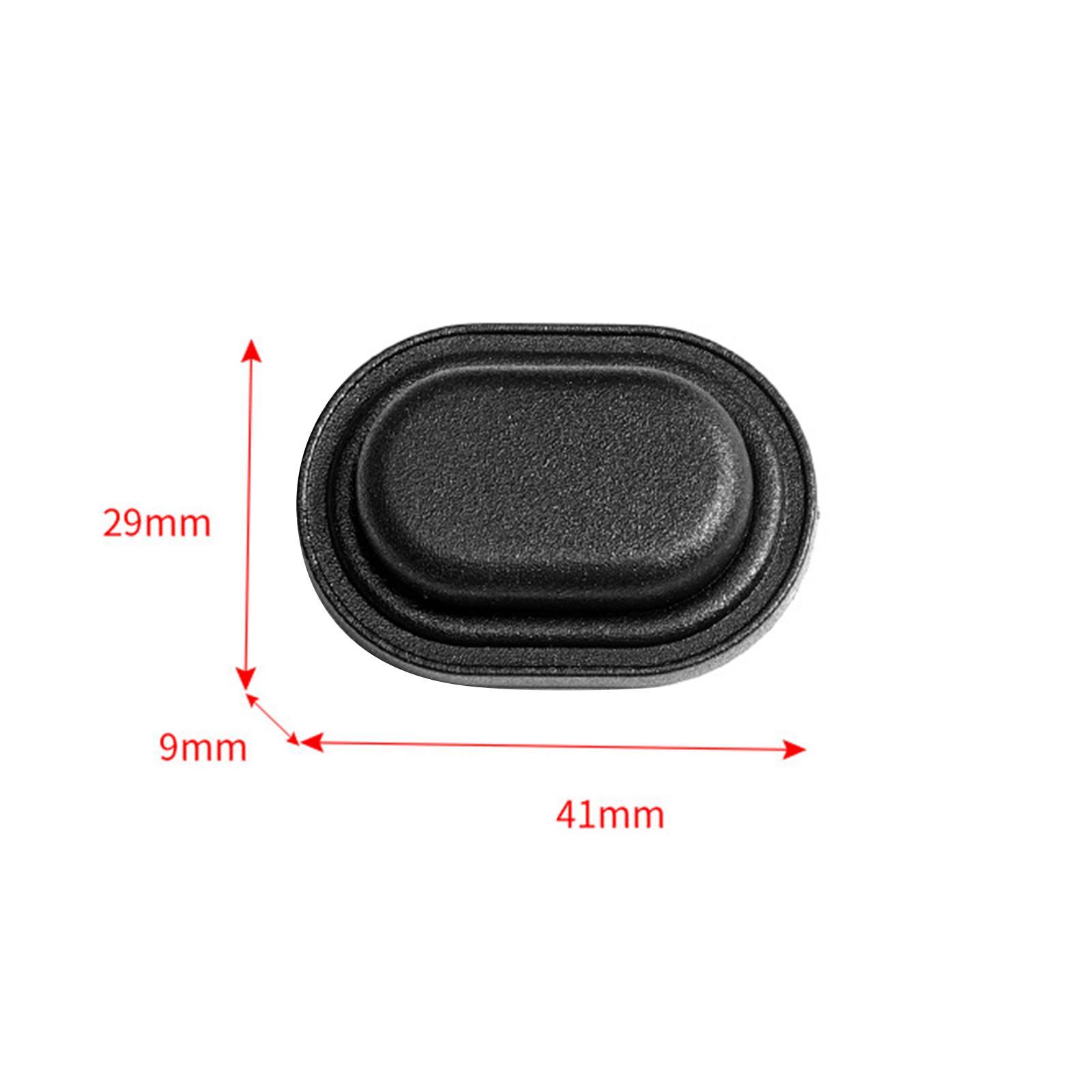 Luggage Stud Feet Baggage Stud Foot Pad Suitcase Feet Pad Replacement Wear Resistant Luggage Bracket Side Feet for DIY Craft Accessory Black