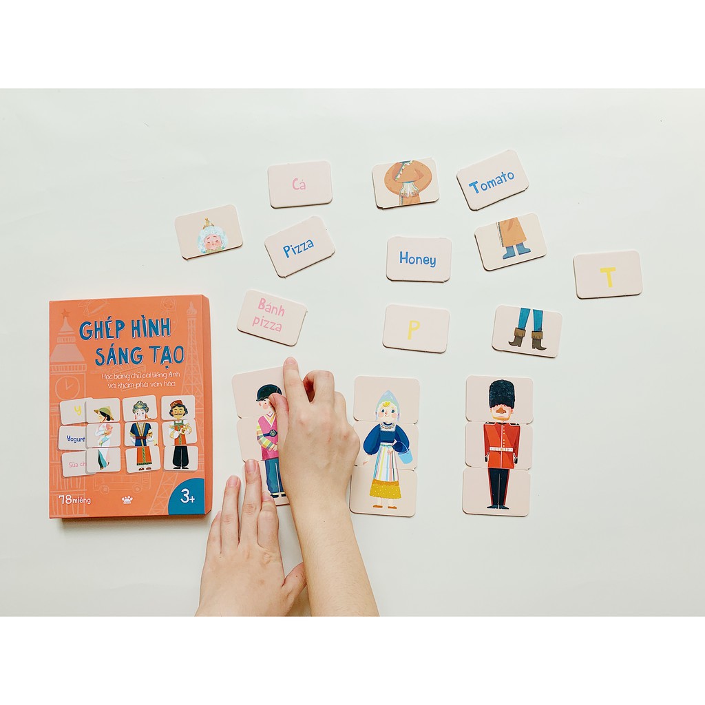 Ghép Hình Sáng Tạo - Học Bảng Chữ Cái Tiếng Anh và Khám Phá Văn Hóa