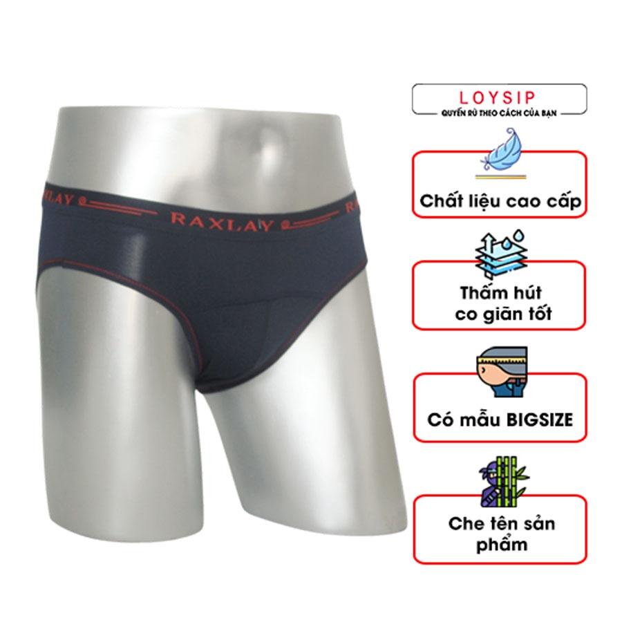 Quần lót nam tam giác thun lạnh - Quần sịp chéo nam bản lưng nhỏ cao cấp, co giãn và thấm hút tốt