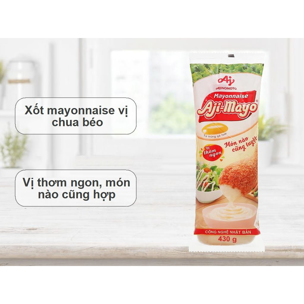 Xốt Mayonnaise Vị Nguyên Bản Aji-mayo 430g