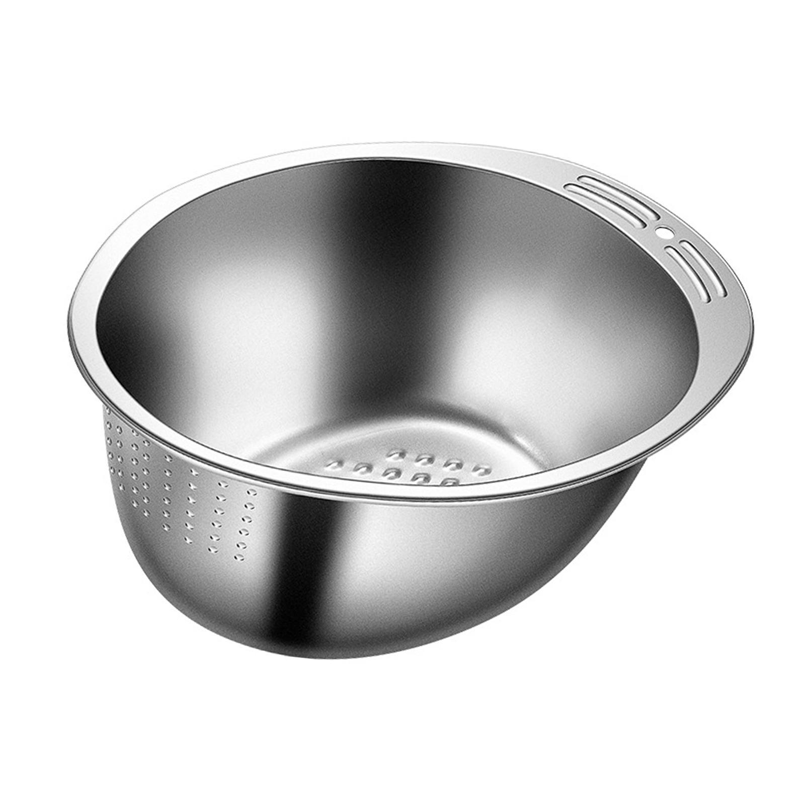 Kitchen Colander Strainer, Rice Strainer Basket , Food Cleaning Strainer