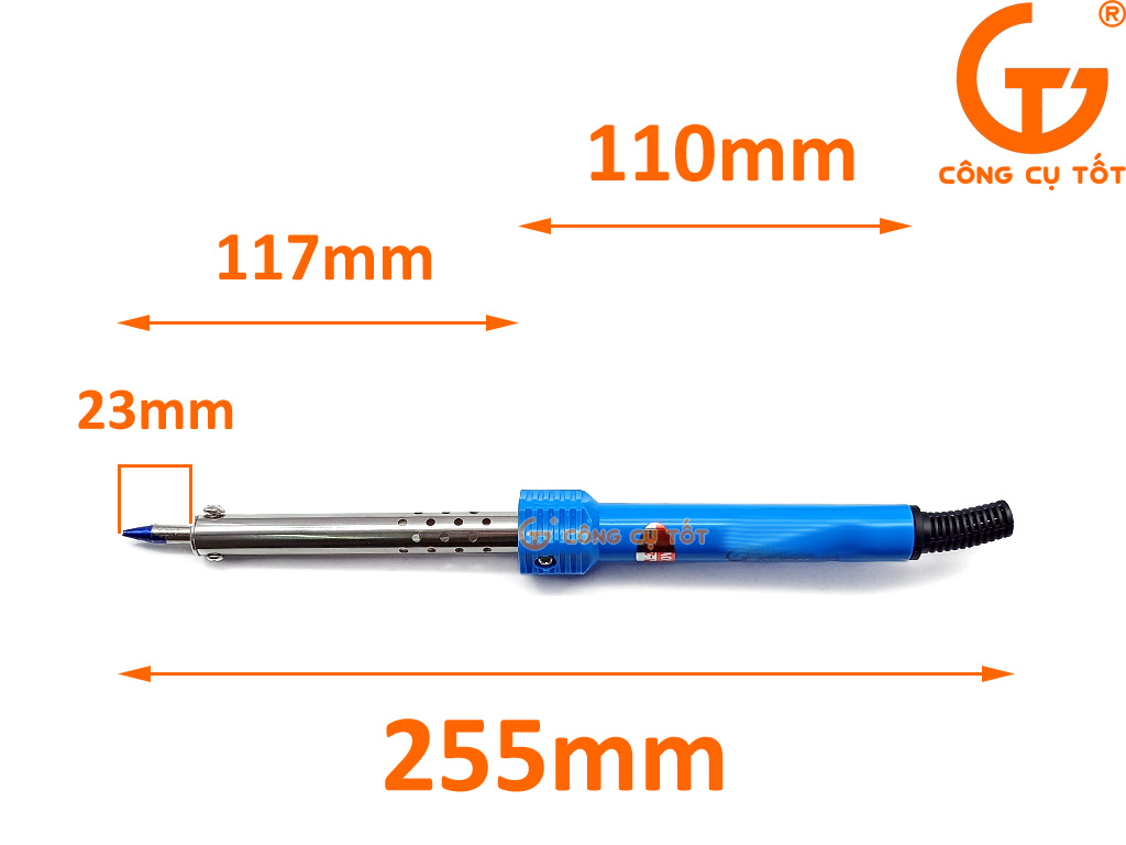 Mỏ hàn nhọn cán nhựa 60W