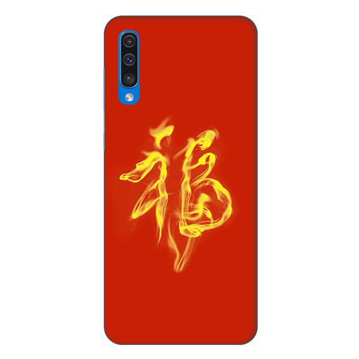 Ốp lưng dành cho điện thoại Samsung Galaxy A50 hình Họa Tiết Vàng - Hàng chính hãng