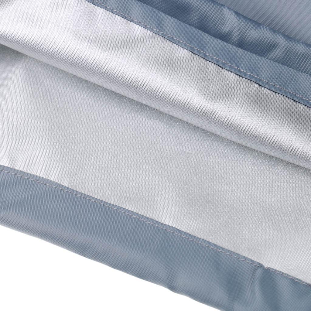 2x Waterproof UV Protection Outboard Engine Engine Cover for Engines Gray