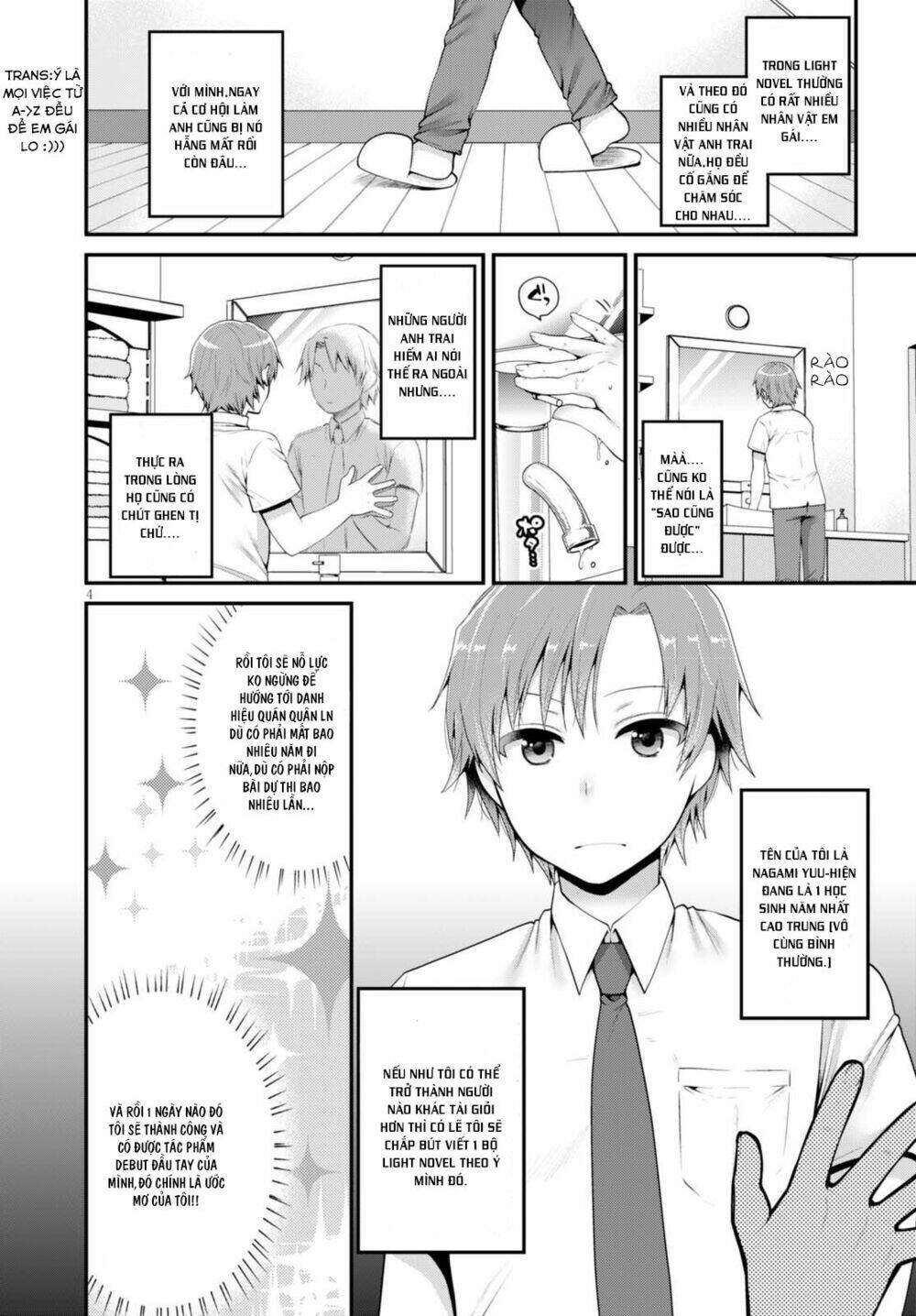 em gái tôi là một tiểu thuyết gia chapter 1 10