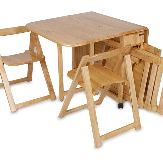 Bàn Ăn Xếp Gọn 4 Ghế