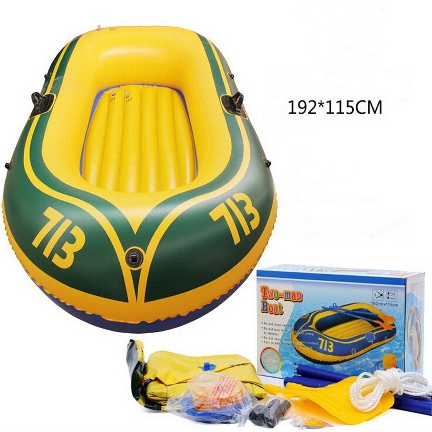 Thuyền phao Kayak cho 2-3 người, thuyền bơm hơi đi câu cá POKI