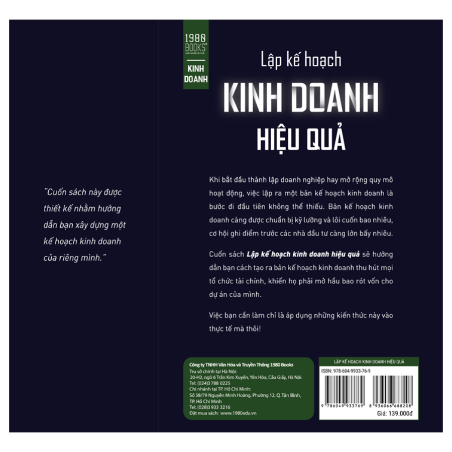 Lập Kế Hoạch Kinh Doanh Hiệu Quả
