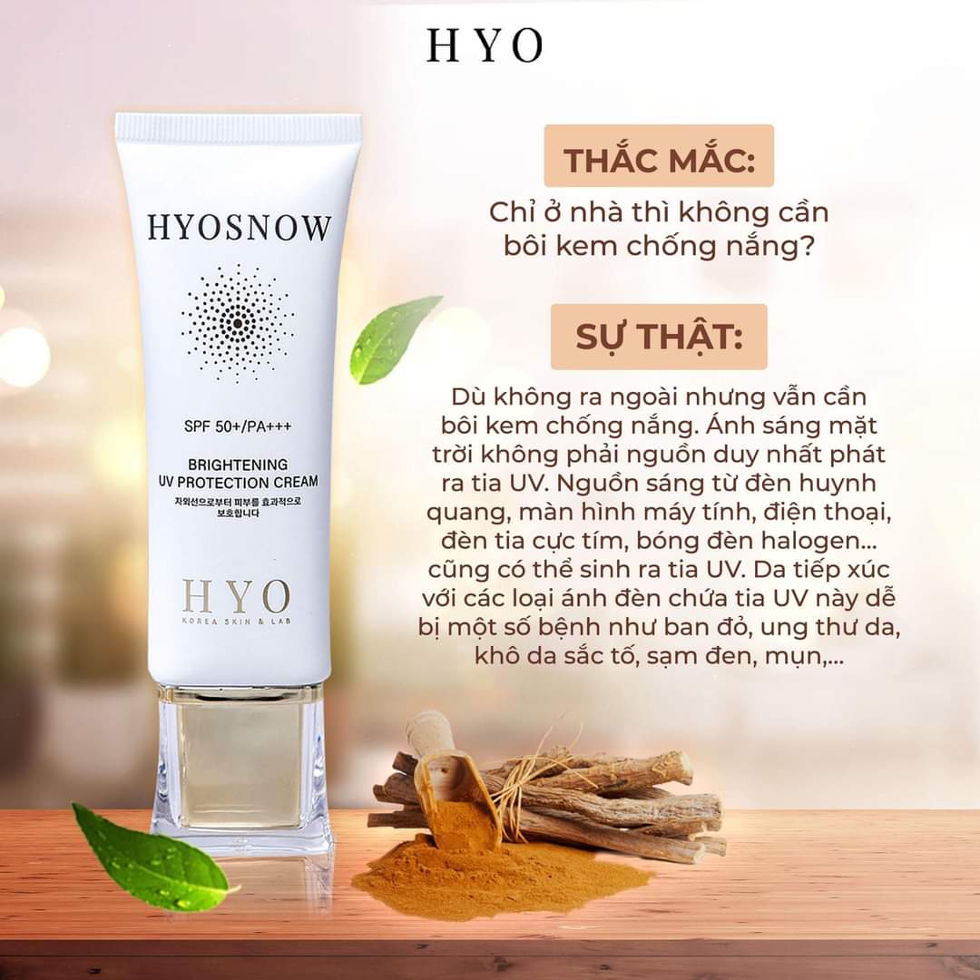 Kem chống nắng cao cấp HYOSNOW 50g  - Hàn Quốc