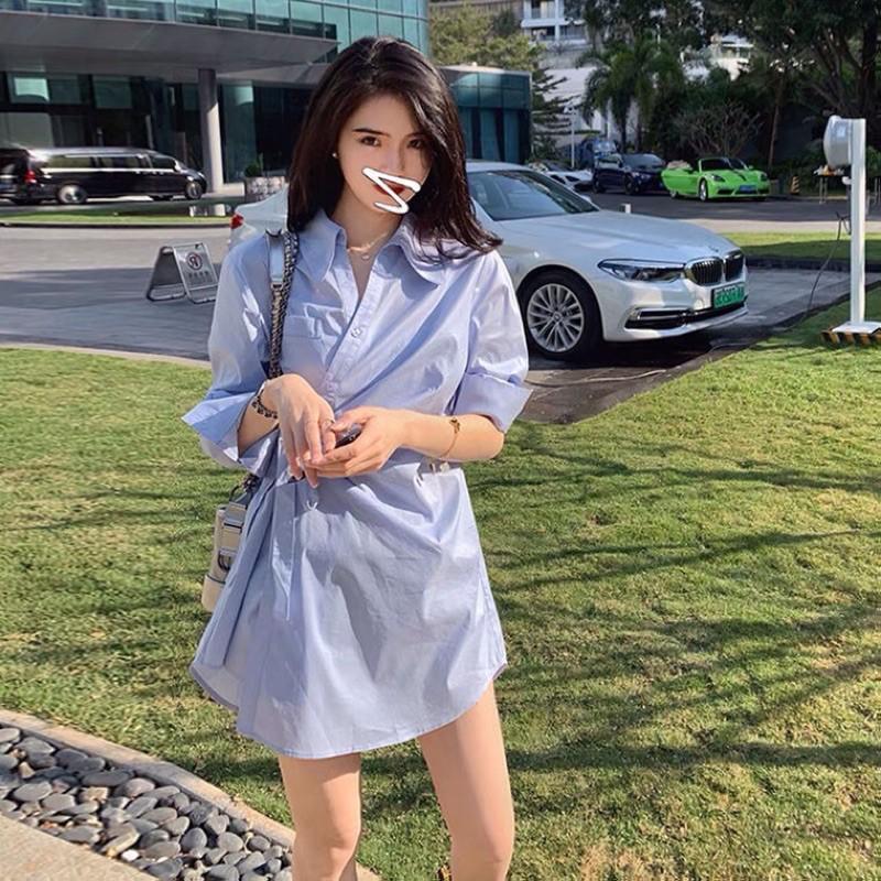 ĐẦM SƠ MI NƠ EO XINH XẮN
