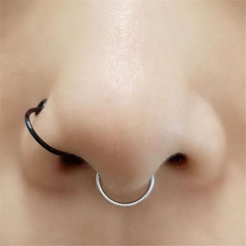 Khuyên vòng mũi đeo giả Septum - Khuyên kẹp không cần lỗ - 8mm - 69STORE