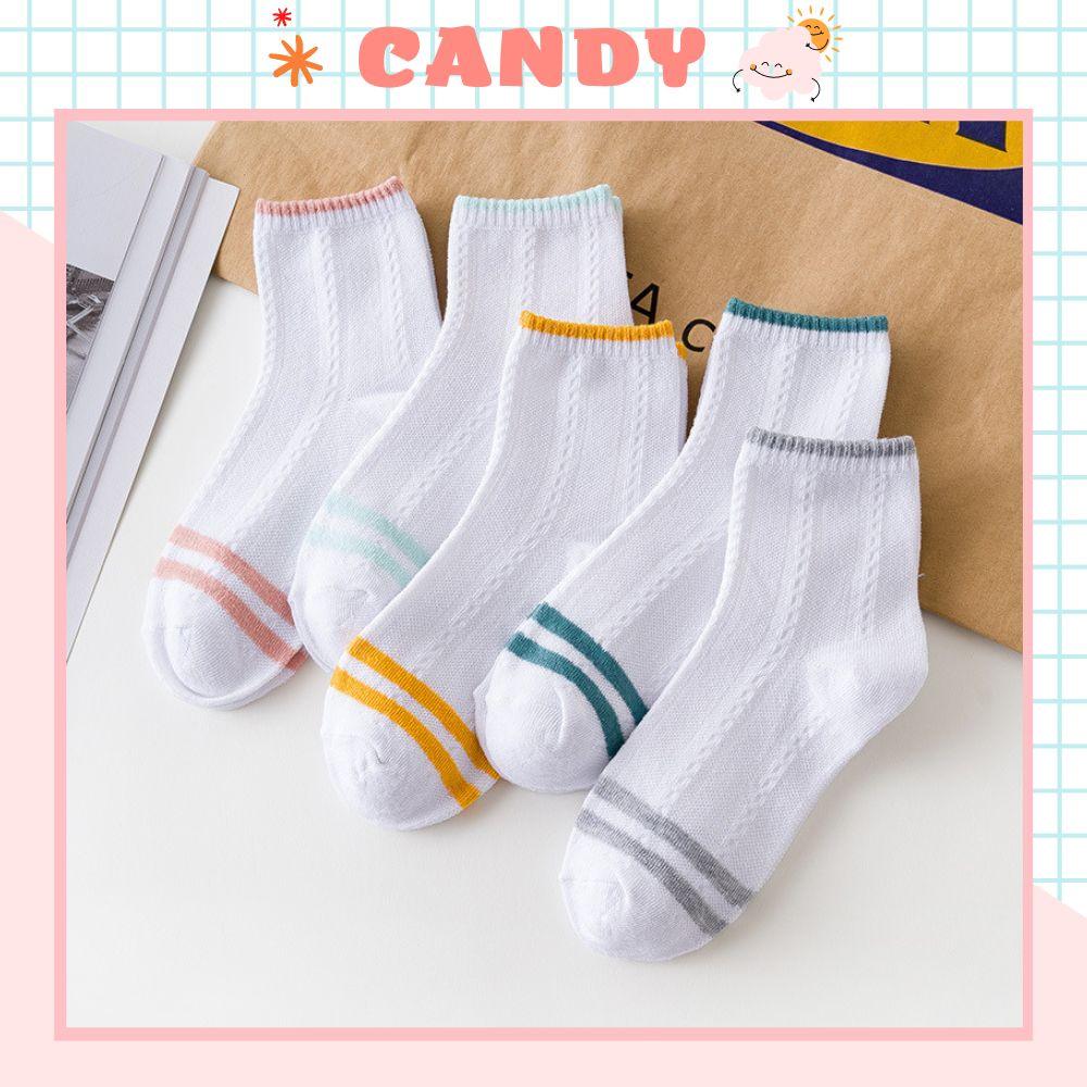 Tất nữ vớ nữ cổ thấp, Set 5 đôi tất nữ phong cách Hàn Quốc, co dãn 4 chiều, chất liệu cotton Hàn cao cấp TN-190
