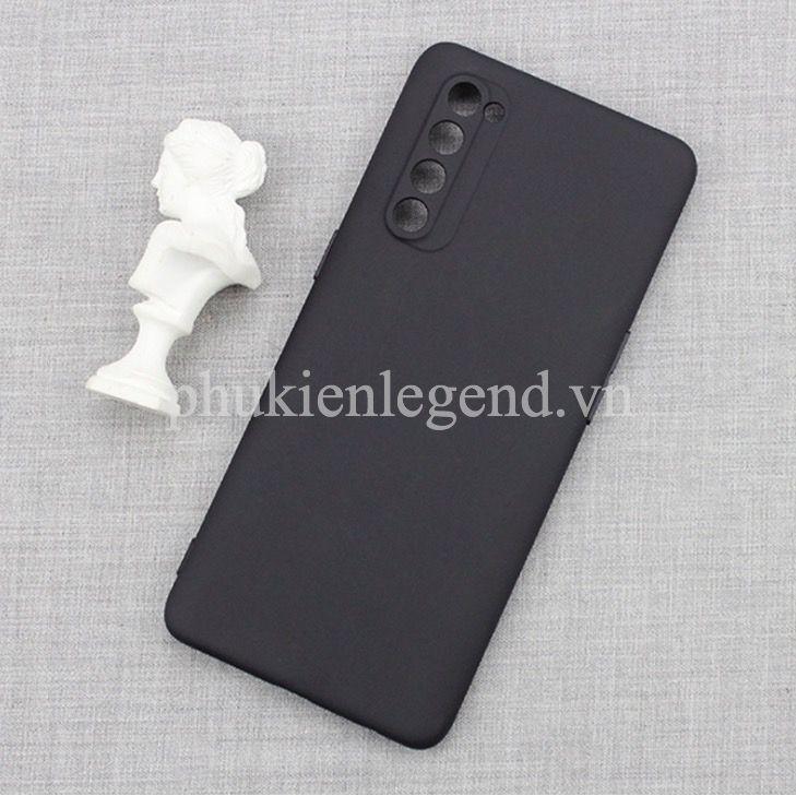 Ốp lưng silicon dẻo màu đen cho OPPO Reno 4 Reno 4 Pro