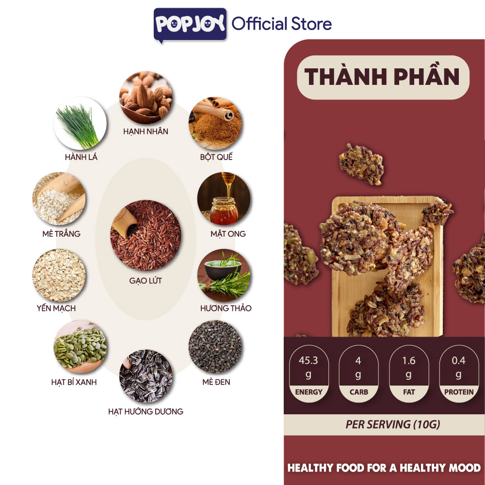 BÁNH GẠO LỨT GIÒN 150g - Bánh Siêu Hạt, Thuần Chay, Không Đường, Ăn Kiêng, Giảm Cân, Healthy, Eat Clean, Low Carb