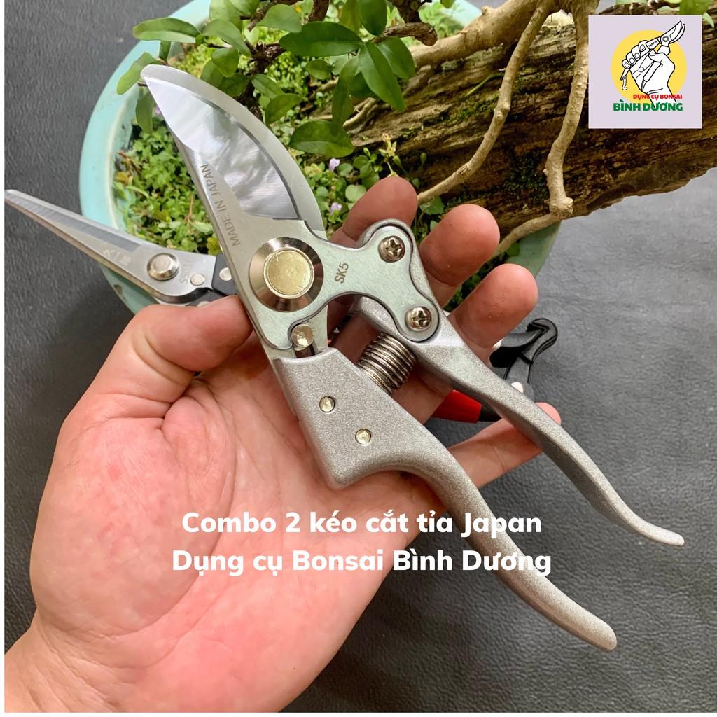 COMBO 2 KÉO CẮT TỈA JAPAN - SK5 CẮT TỈA CÂY CẢNH BONSAI