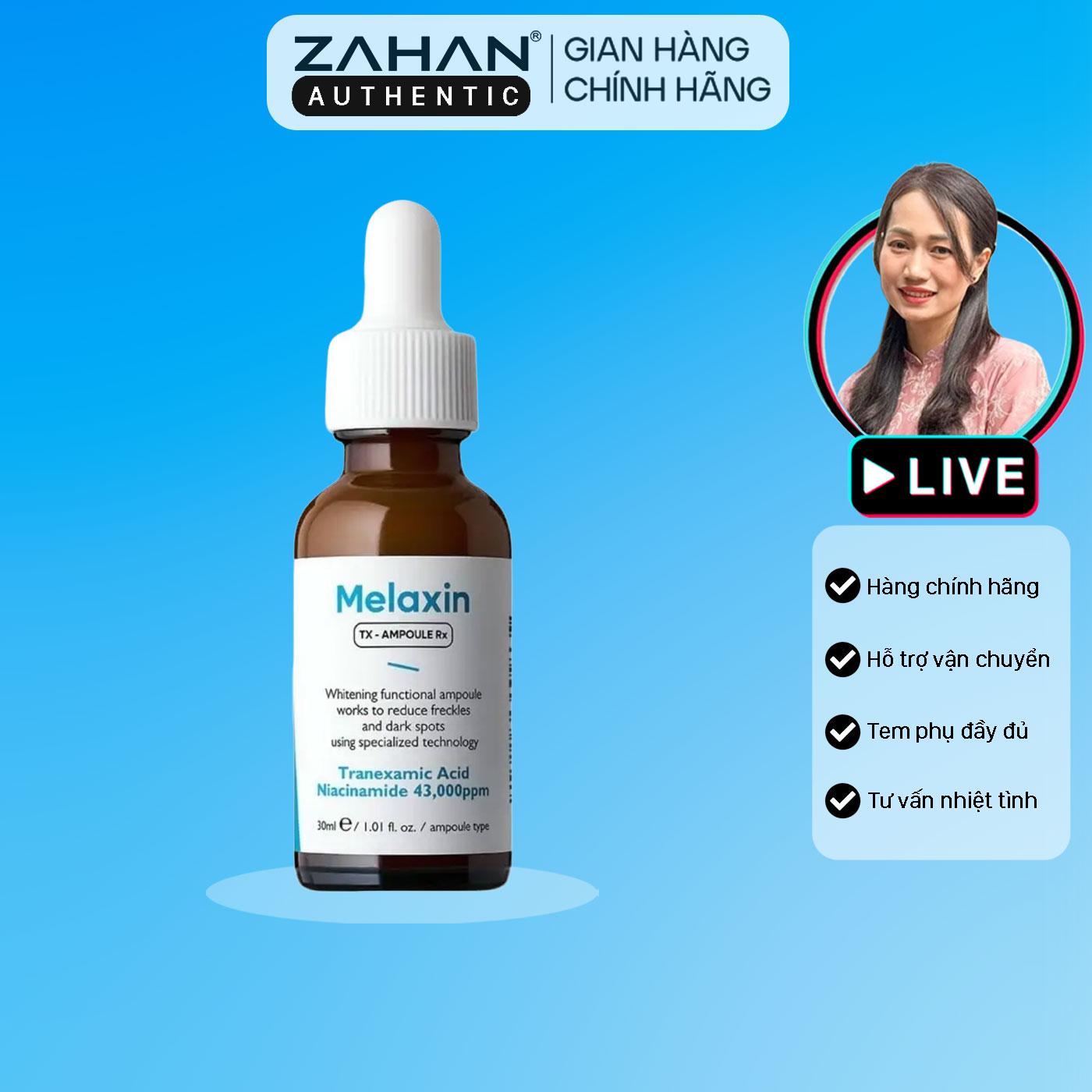 Tinh chất nám hỗ trợ sáng da TX - Ampoule Rx Dr.Melaxin 30ml