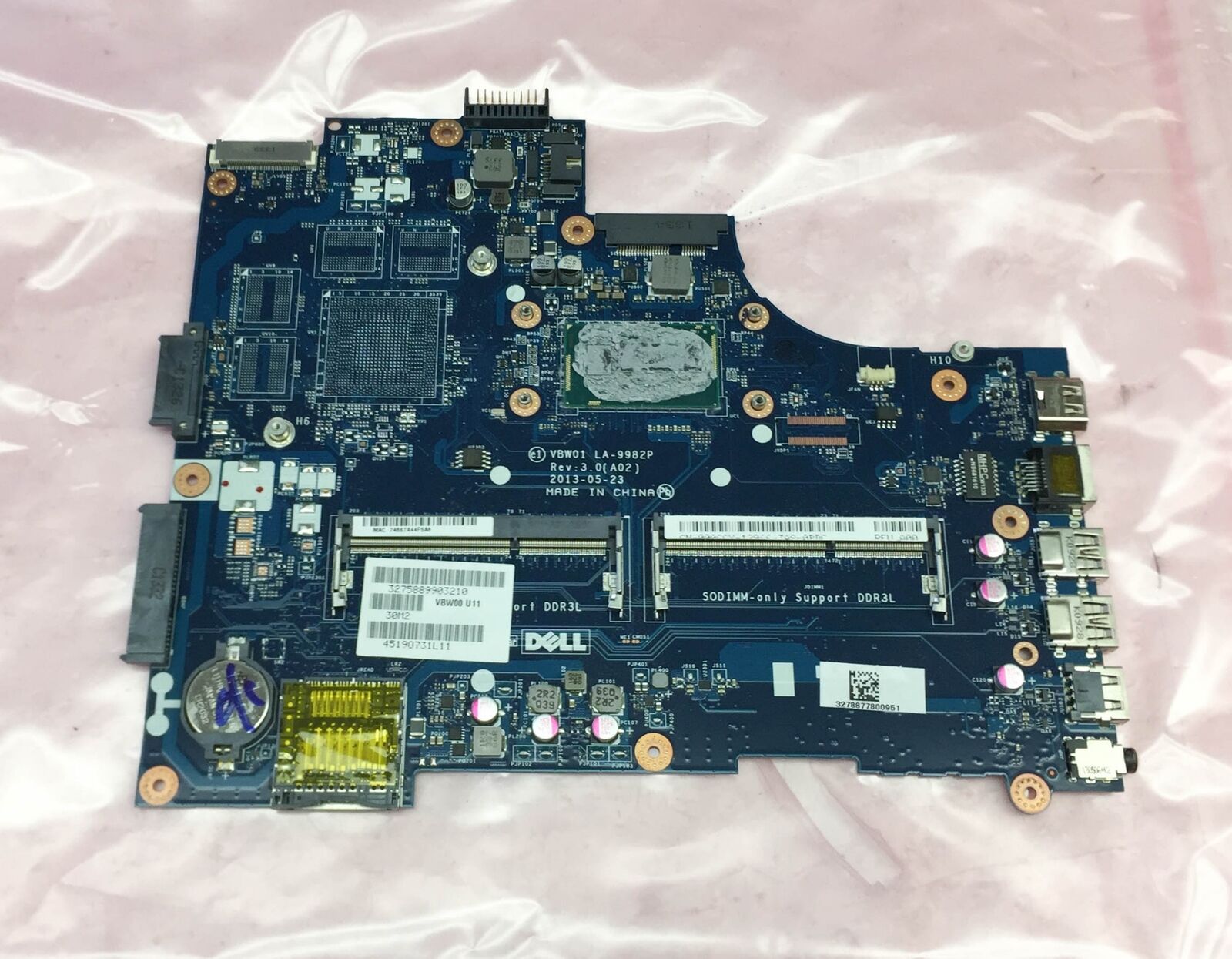 Main Inspiron 15R 5537 3537 CPU i5-4200U LA-9982P