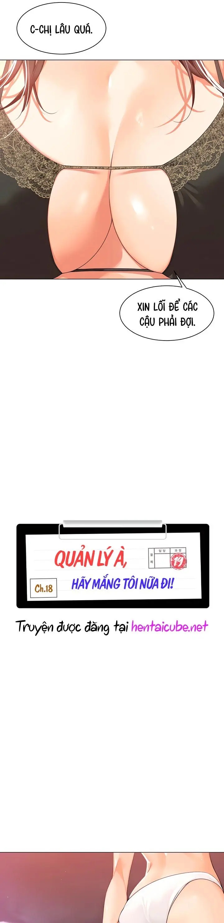 trưởng phòng mắng tôi đi! chapter 18 8