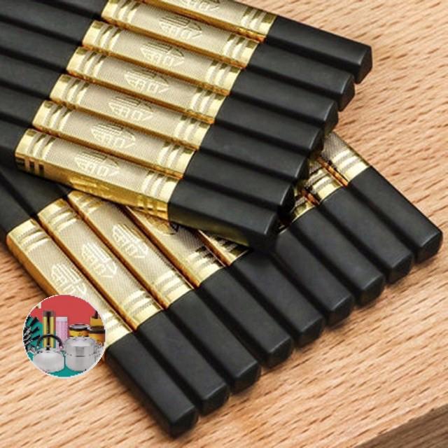 HỘP 10 ĐÔI ĐŨA BỌC HỢP KIM SANG TRỌNG BỀN ĐẸ