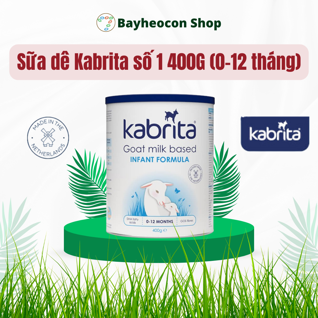 [DATE MỚI] Sữa Dê Kabrita Chính Hãng cho bé Số 1, 2, 3 loại Lon 400g, 800g