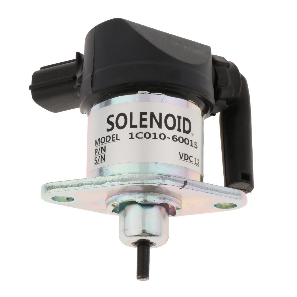 Fuel Shut Down Solenoid Valve 12V 1C010-60015 For Bobcat Woodward Synchro