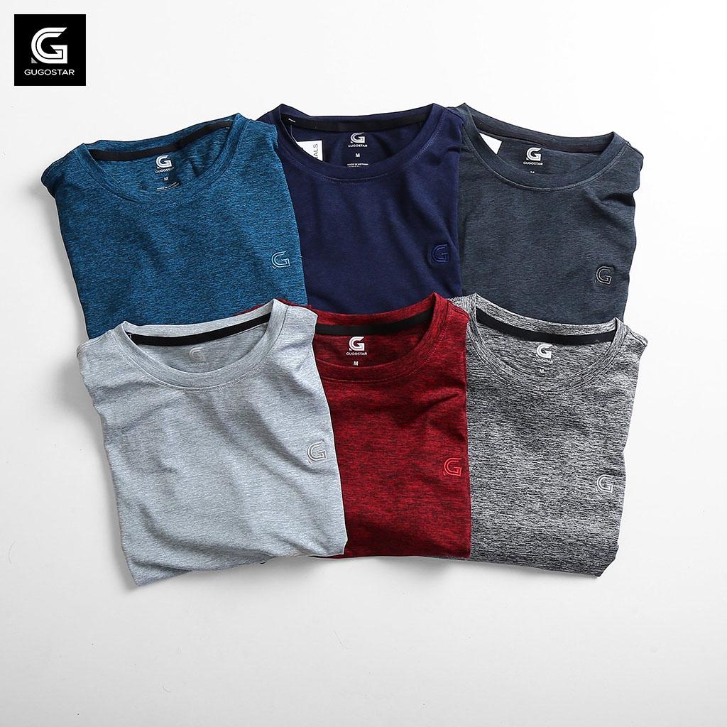 ÁO THUN NAM FORM ĐẸP (55-100kg) GUGOSTAR co giãn 4 chiều AN338