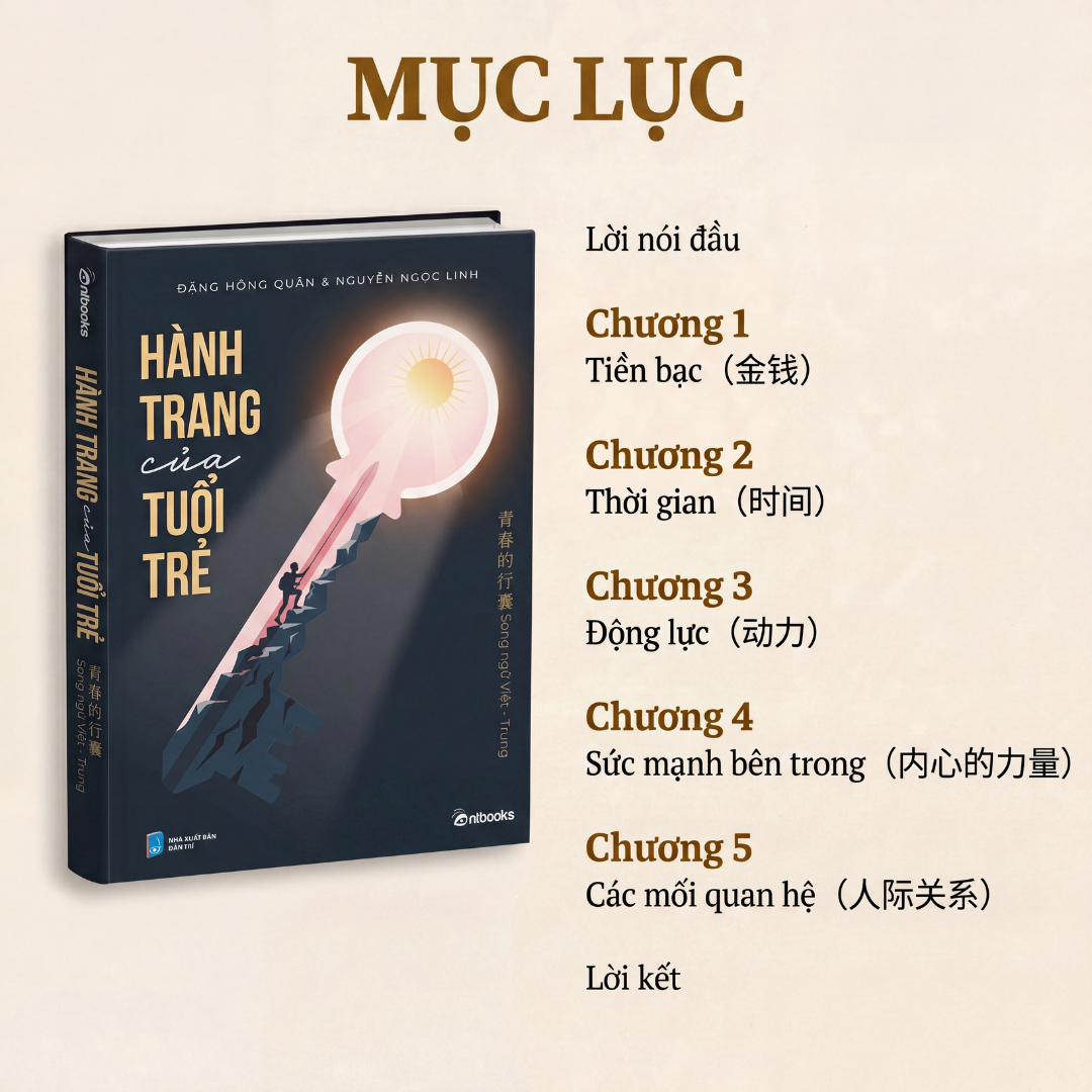 Sách - Hành Trang Của Tuổi Trẻ (Phiên bản song ngữ Việt - Trung) - Xuất Bản Chính Hãng