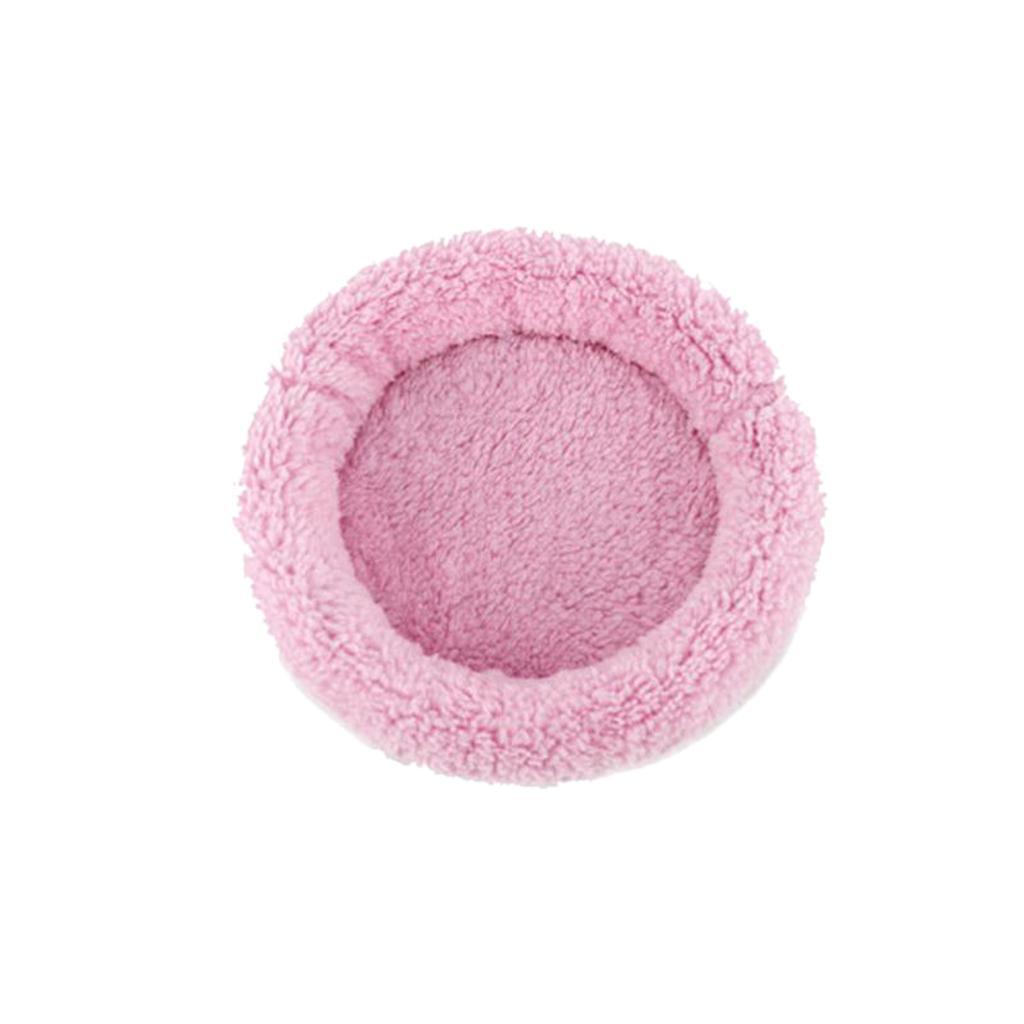 Hamster Mat Sleep Hammock Seat Pad for Guinea Pig Rabbit Small Animal Pink