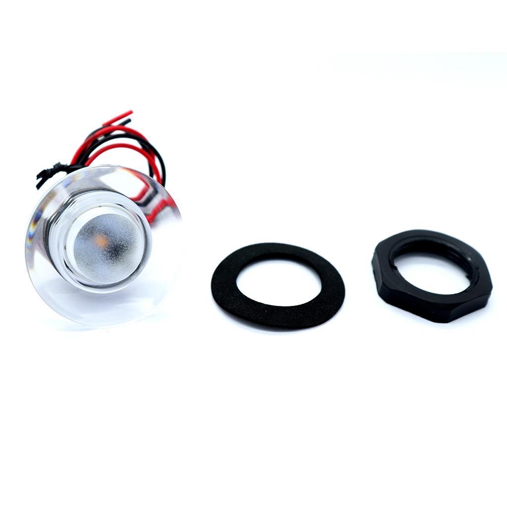 2 Packs Waterproof Marine Yacht LED Deck Step Stair Decor Lights 12V