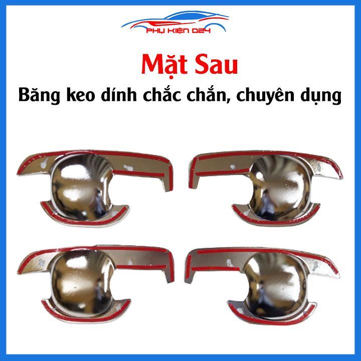 Bộ ốp hõm tay nắm cửa mạ crom chống trầy xước xe Innova 2008-2009-2010-2011-2012-2013-2014-2015-2016