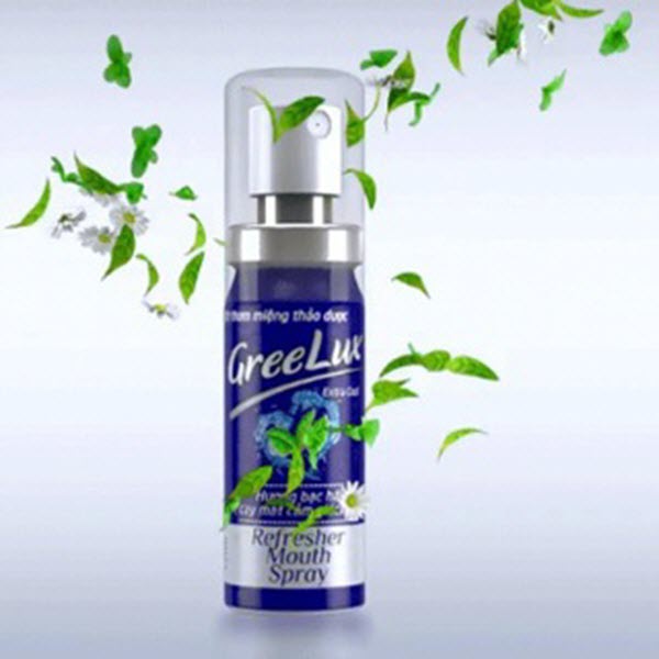 Xịt thơm miệng thảo dược GREELUX - Cho hơi thở thơm mát
