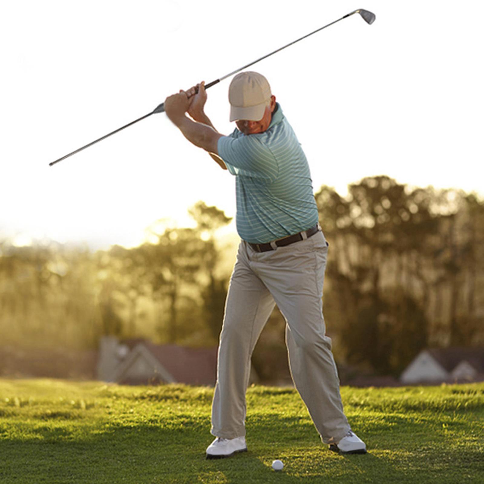 Golf Swing Trainer, Golf Training Aid, Teaches Proper Impact & Swing Plane, Golf Swing Trainer, Golf Chipping Practice Aids Stick