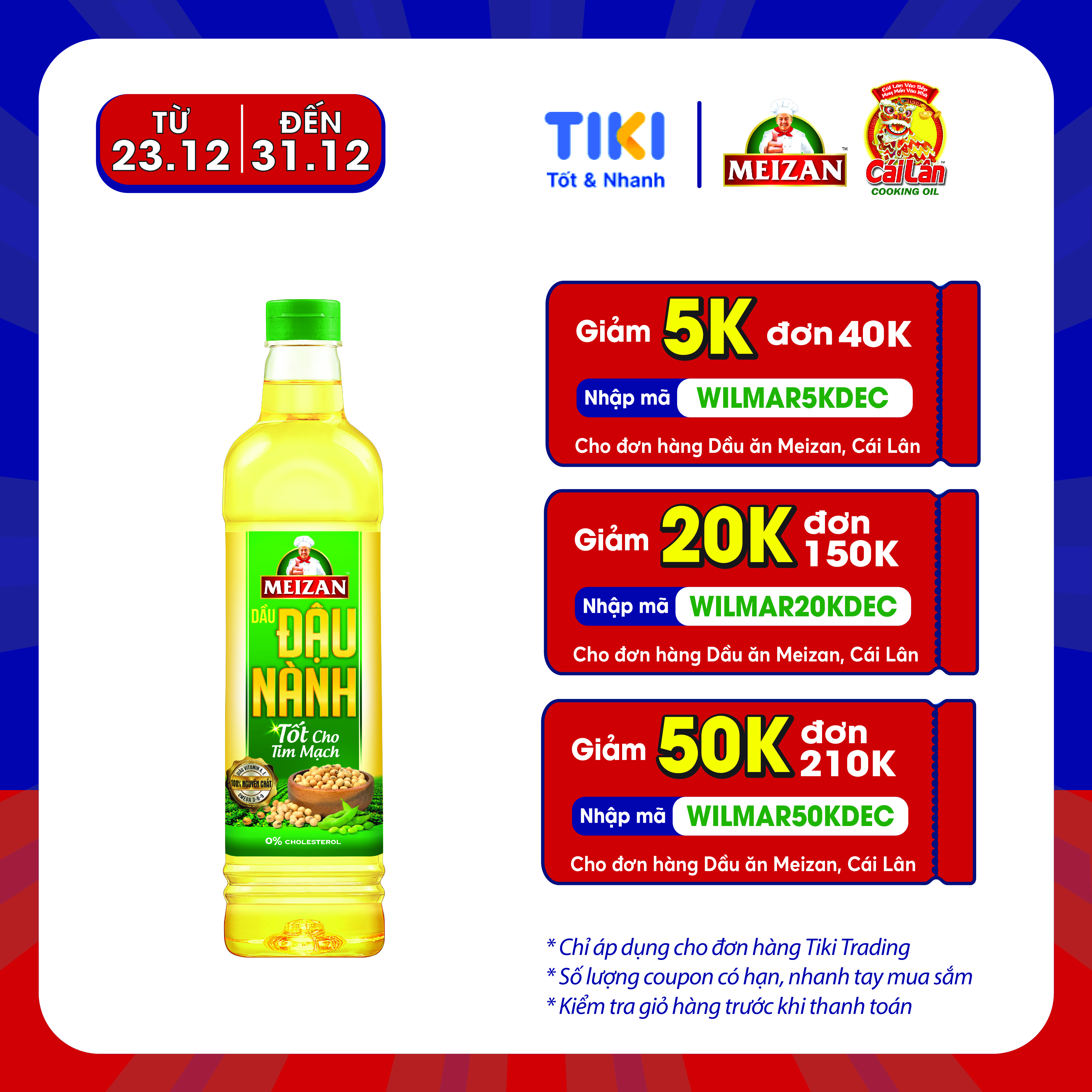 Dầu Đậu Nành Meizan  1L/2L/5L