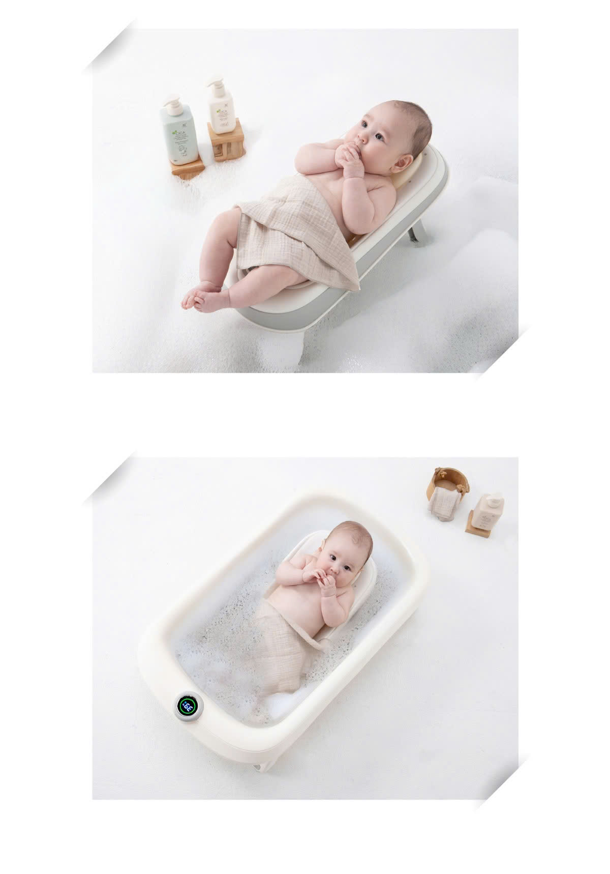 KỆ ĐỠ TẮM CHO EM BÉ GẤP GỌN KUKU PLUS KU1161
