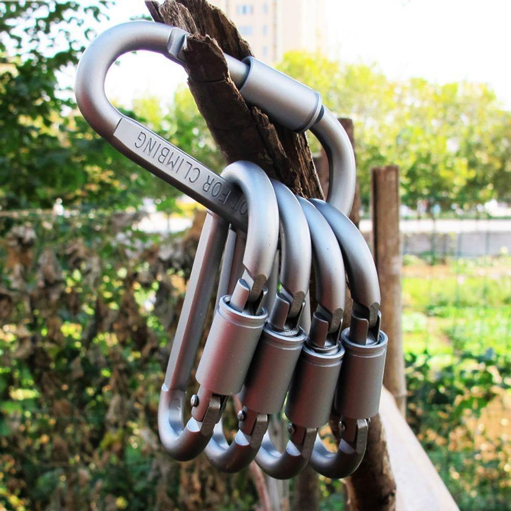 Móc Đa Năng Móc Khóa Nhôm Đi Phượt Carabiner