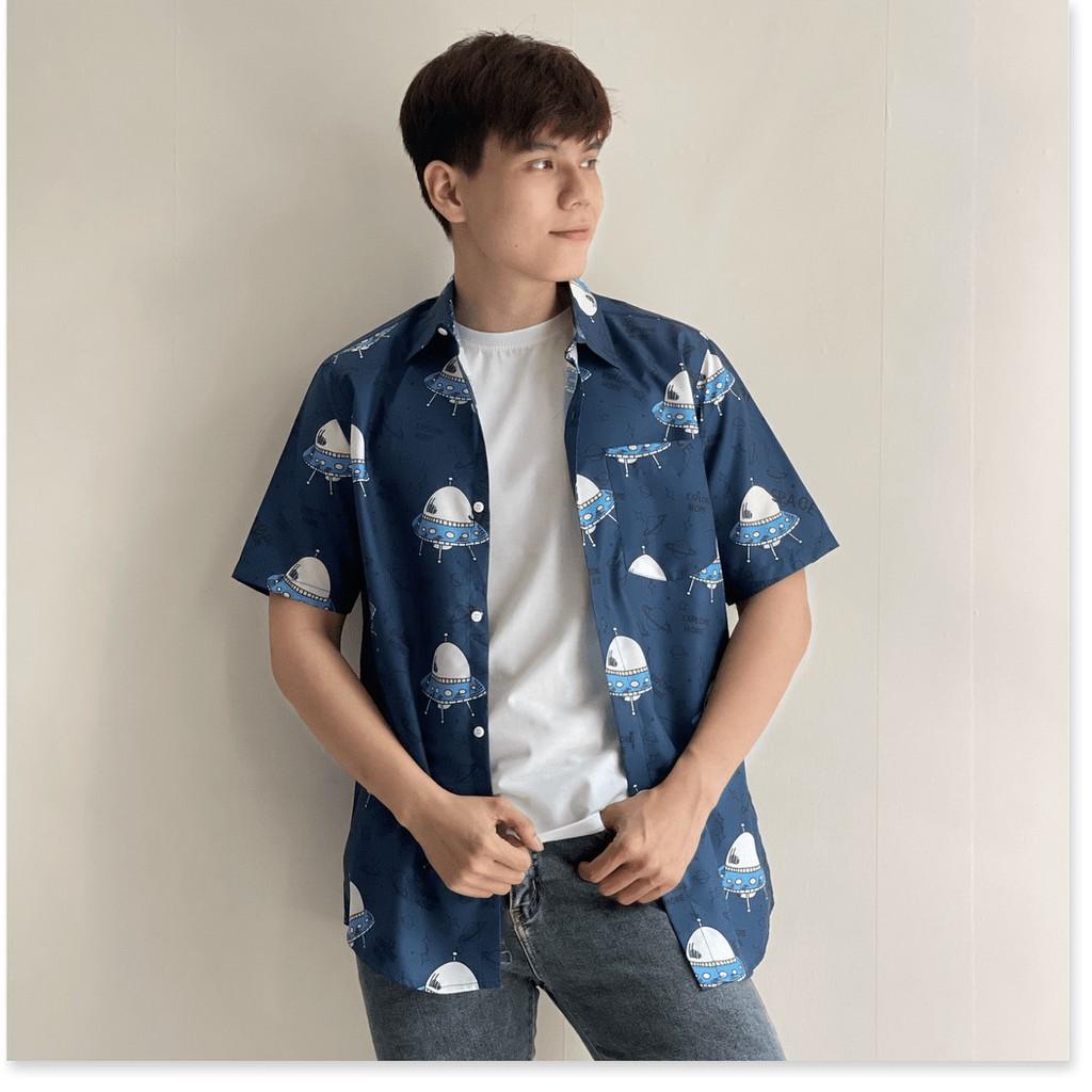 ÁO SƠ MI NAM NỮ,THIẾT KẾ HỌA TIẾT SIÊU NGẦU,CHẤT LIỆU VÃI THOÁNG MÁT THỜI TRANG VINA 1HIT FASHION