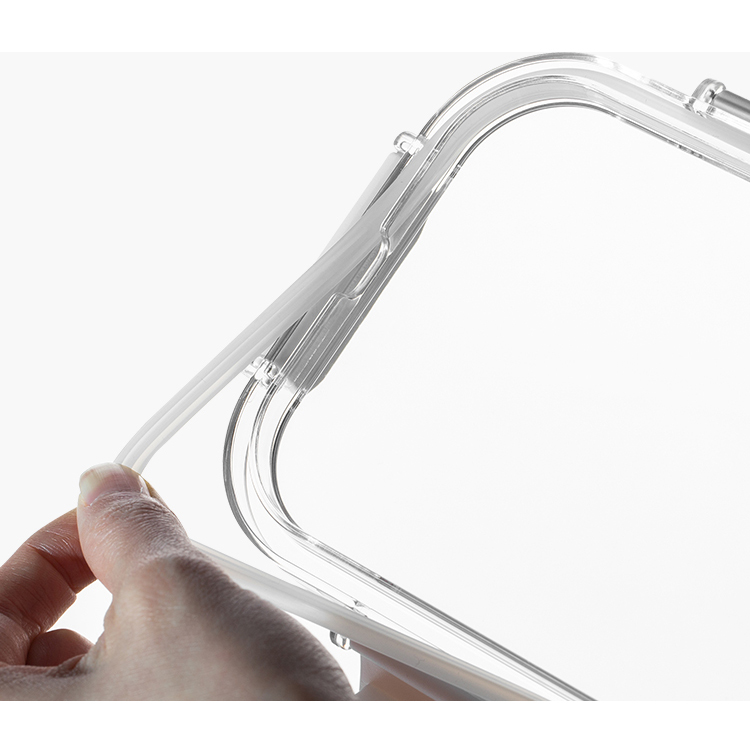 Bộ 3 hộp nhựa cao cấp đựng thực phẩm viền silicone kín khí