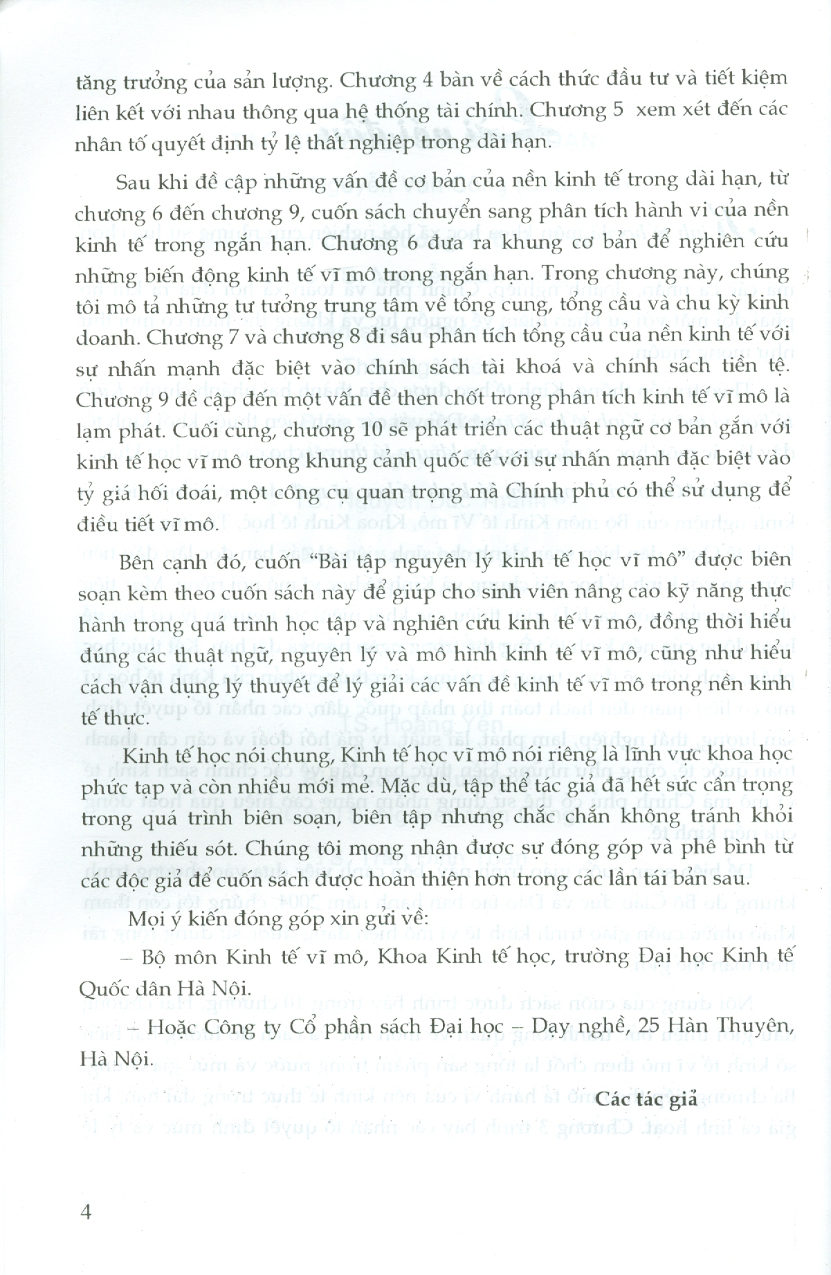 Giáo Trình Nguyên Lý Kinh Tế Học Vĩ Mô (Sách dùng cho sinh viên các trường đại học, cao đẳng khối kinh tế)