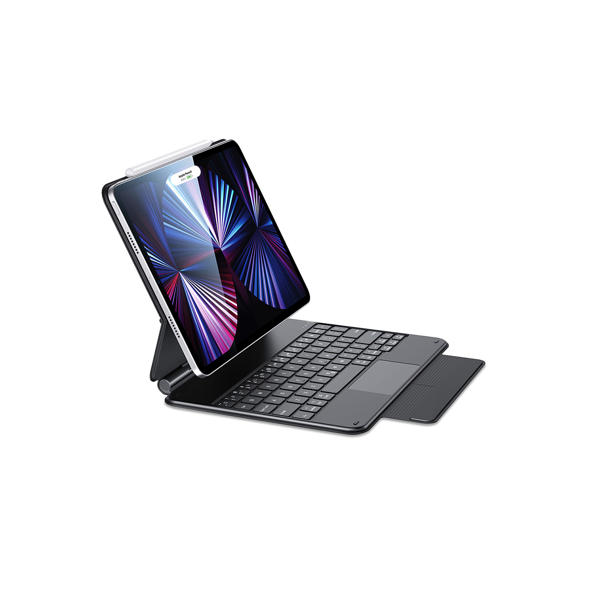 Bao da kèm bàn phím ESR Magnetic Rebound dành cho iPad màu đen - Hàng chính hãng