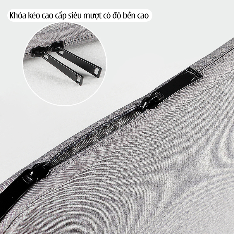 Túi đựng chống sốc dành cho laptop size từ 13.3inch đến 15.6inch , 1 ngăn nhiều màu sắc có khóa kéo mượt, tiện lợi